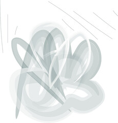 Vector drawing in gray and white, template for the cover. Abstract background, gradient dye tie pattern.