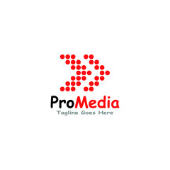 Media Player Logo Vector icon