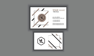 Fototapeta na wymiar Corporate business card design business card template 