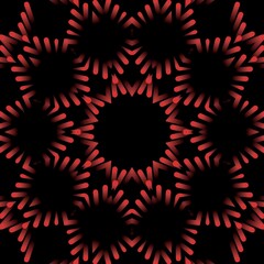 Red pattern design.