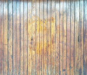 Folding wooden doors.wood plank vertical background and texture.