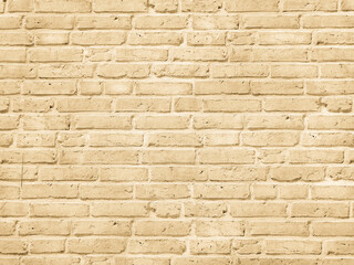 Old vintage retro style brown bricks wall for brick background and texture.