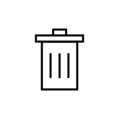 Trash can icon