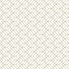 Seamless geometric pattern . Brown on white background .Average thickness lines .