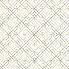 Seamless geometric pattern . Brown on white background .Average thickness lines .