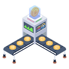 
Servers in isometric style icon, editable vector 

