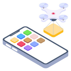 
An icon design of mobile apps 

