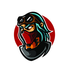 Gangster E Sport Mascot Logo