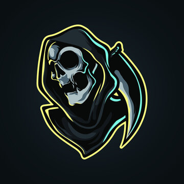 Grim Reaper E Sport Mascot Logo