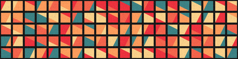 Abstract Geometric Pattern generative computational art illustration