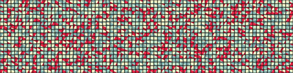 Abstract Geometric Pattern generative computational art illustration