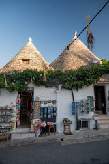 Trulli souvenir shops in Alberobello