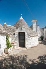 traditional Trulli alley in Alberobello, Puglia