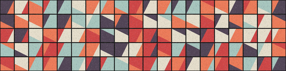 Abstract Geometric Pattern generative computational art illustration