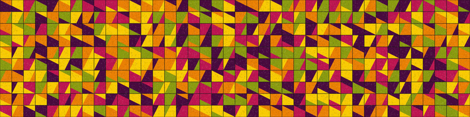 Abstract Geometric Pattern generative computational art illustration