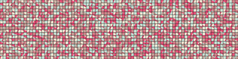 Fototapeta premium Abstract Geometric Pattern generative computational art illustration