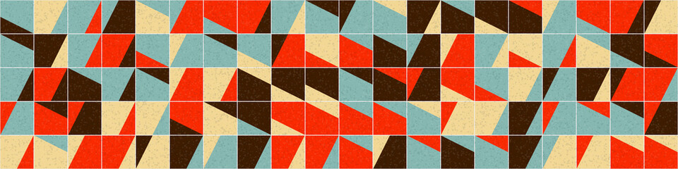 Abstract Geometric Pattern generative computational art illustration