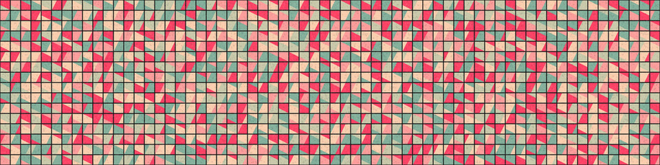 Abstract Geometric Pattern generative computational art illustration