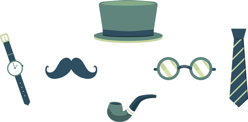 Set of shaving accessories for gentlemen