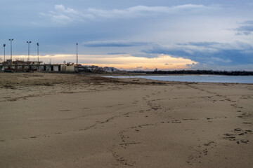 Matinée orageuse en bord de mer 