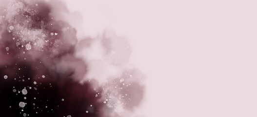 Spared Purple Color on pastel pink Background