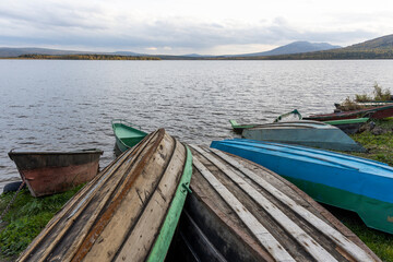 Ozero Zyuratkul Rowing Boats Siberia