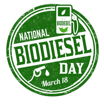 National biodiesel day grunge rubber stamp