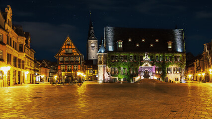 Fototapeta premium Historischer Marktplatz Quedlinburg