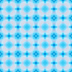 Hand drawn color geometric, symmetric seamless pattern. Abstract patterned background. Design for prints, covers, fabric, textile and wrapping paper.