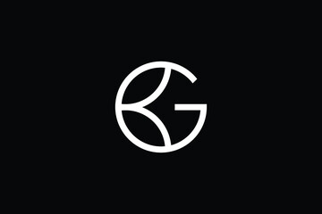 GB logo letter design on luxury background. BG logo monogram initials letter concept. GB icon logo design. BG elegant and Professional letter icon design on black background. G B BG GB