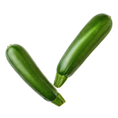 Top view of fresh zucchini