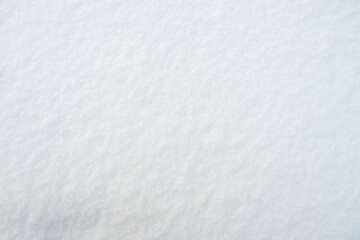 White snow as a background.