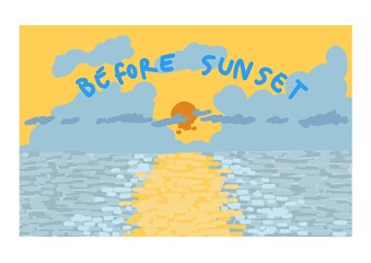 Fototapeta premium before sunset