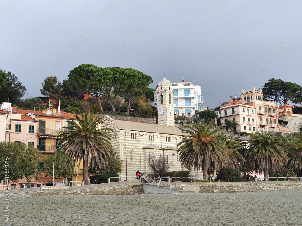 Wall mural celle ligure (liguria, savona)