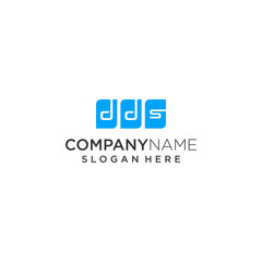 Premium vector D D S letter logo design. DDS logo