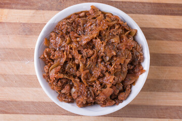 Vegeterian version of old Polish stewed cabbage