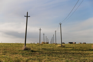 Obraz premium Countryside natural beauty forest field