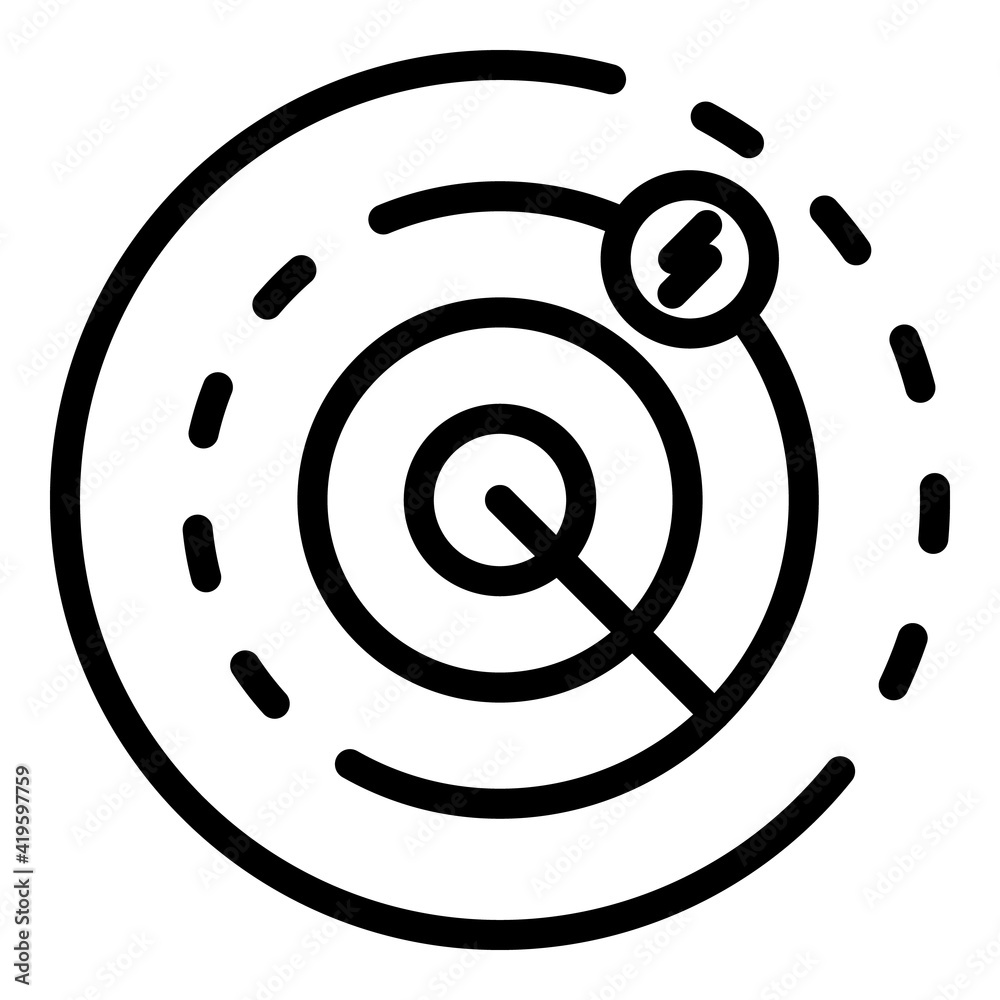 Poster scanning malware icon. outline scanning malware vector icon for web design isolated on white backgro