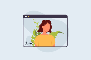 Video call conference, working from home, social distancing, business discussion