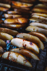 Patatas y calabazas hechas a la parrilla estilo argentino