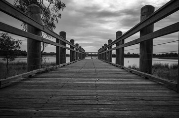 Obraz premium Wooden pier