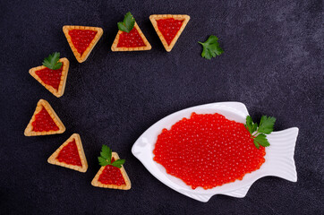 Red fish roe