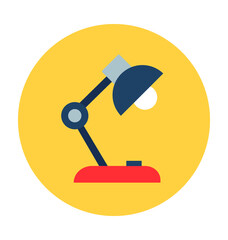 Table Lamp Vector Icon
