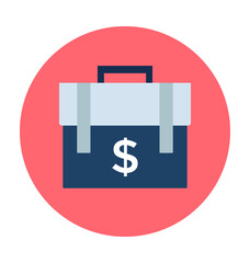 Obraz premium Money Bag Vector Icon