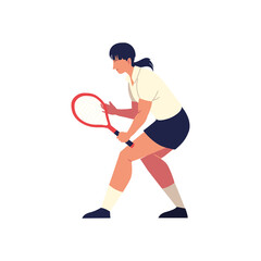 woman tennis racket