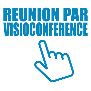 Logo r&eacute;union par visioconf&eacute;rence.