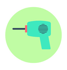 Drill Colored Vector Icon 