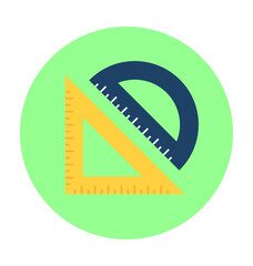 Geometry Tools Vector Icon