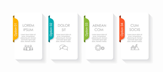 Infographic design template with place for your data. Vector illustration.