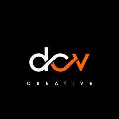 DCV Letter Initial Logo Design Template Vector Illustration